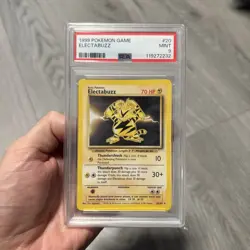 Pokemon 1999 Game Base Set Electabuzz #20 PSA 9 - Image 1