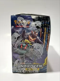 Unbroken Bonds Booster Box Factory Sealed Sun & Moon Pokemon - Image 3