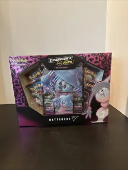 Pokemon Champion’s Path Hatterene V Box Case - 6 Boxes - Sealed - Image 1