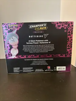 Pokemon Champion’s Path Hatterene V Box Case - 6 Boxes - Sealed - Image 4