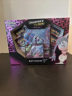Pokemon Champion’s Path Hatterene V Box Case - 6 Boxes - Sealed - Image 5