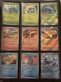 Pokemon SV 151 Base Master Set Of Reverse Holo, Holo Rares, & EX’s - Image 2