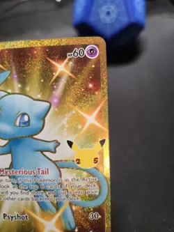 Mew 25/25 Pokemon TCG Celebrations 25th Anniversary Gold Holo Rare Pack Fresh NM - Image 5