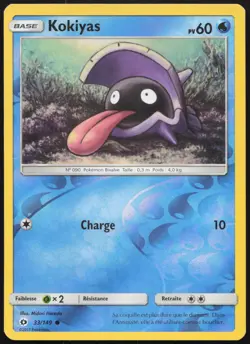 Carte Pokemon Kokiyas 33/149 Soleil et Lune Francais - Image 1