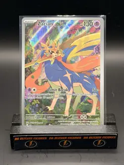 2025 Pokemon Phantasmal Flames PFL EN Zacian Full Art Illustration Rare #100/094 - Image 1