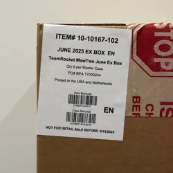 Pokemon Team Rocket's Mewtwo ex Box Sealed Case 6 Boxes - Image 2