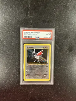 Pokemon 2000 Neo Genesis Skarmory Holo Rare 13/111 💎PSA 8 - Image 3