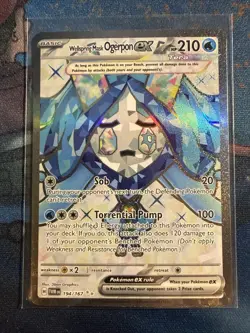 Wellspring Mask Ogerpon ex 194/167 Pokemon Twilight Masquerade Holo - Image 1