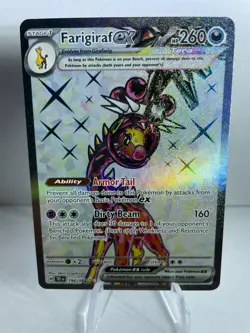 Farigiraf ex 194/162 Pokemon TCG: Temporal Forces Near Mint (NM) Full Art - Image 1