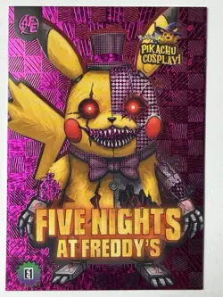 Five Nights At Freddy's #E1 - Purple Holo Box Hit - Pikachu Cosplay Pokemon - Image 1