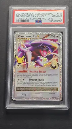 PSA 10 Garchomp C LV. X 145/147 Celebrations Classic Collection Pokemon 2021 - Image 1