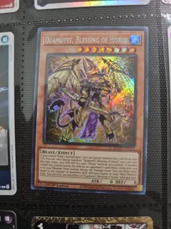 Yu-Gi-Oh! TCG Duamutef, Blessing of Horus Age of Overlord AGOV-EN012 1st Edition - Image 1