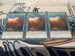 Yugioh 3x Ayers Rock Sunrise Rare ANGU-EN054 Near Mint 1st Edition - Image 1