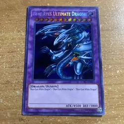 🔥 Yugioh Blue-Eyes Ultimate Dragon LCKC-EN057 SECRET RARE NEAR MINT KAIBA - Image 1