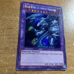 🔥 Yugioh Blue-Eyes Ultimate Dragon LCKC-EN057 SECRET RARE NEAR MINT KAIBA - Image 2