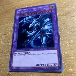 🔥 Yugioh Blue-Eyes Ultimate Dragon LCKC-EN057 SECRET RARE NEAR MINT KAIBA - Image 3