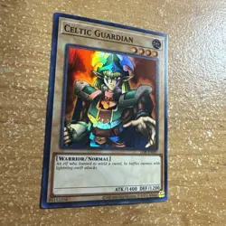 🔥 YUGIOH Celtic Guardian LOB-EN007 SUPER RARE HOLOFOIL NEAR MINT - Image 2