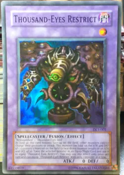Yu-Gi-Oh Thousand-Eyes Restrict DL1-001 Duelist League Promo Limited Edition - Image 1