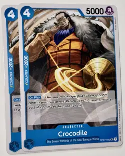 One Piece CCG - Crocodile OP07-040 UC 500 Years in the Future English 2x - Image 1
