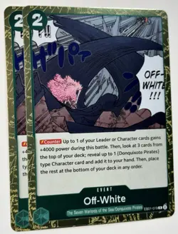 One Piece CCG - Memorial Collection Off-White EB01-019 R Foil English 2x - Image 1