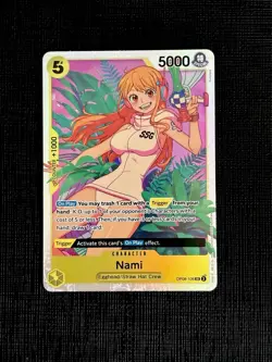 Nami OP08-106 Super Rare Two Legends NM Condition One Piece TCG - Image 1