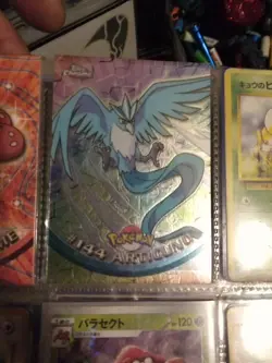 Topps Series 3 Pokemon TV Animation Card #144 Articuno Smooth Silver Foil LP - Image 1