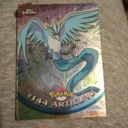 Topps Series 3 Pokemon TV Animation Card #144 Articuno Smooth Silver Foil LP - Image 4