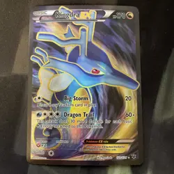 Kingdra EX (Full Art) 122/124 Fates Collide Holo Pokemon Card Dragon Type - Image 1