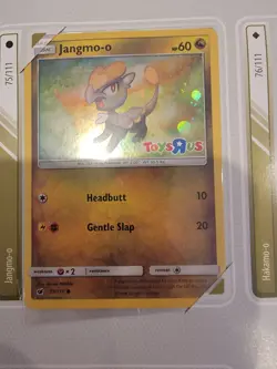 CRIMSON INVASION COLLECTOR'S ALBUM + Sealed Toys r Us Jangmo-o 75/111 HOLO Card - Image 3