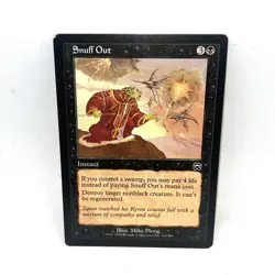 Snuff Out Mercadian Masques MTG Magic the Gathering Card - Image 1