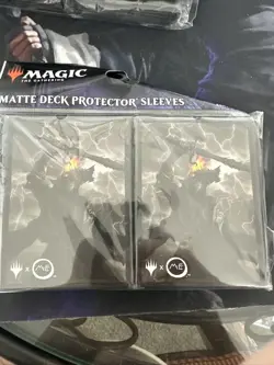 Ultra Pro Magic The Gathering Card Sleeves 100ct Lord If The Rings Sauron - Image 1