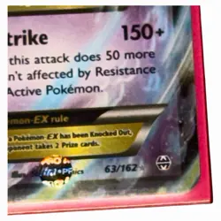 Mega M Mewtwo EX 63/162 BREAKthrough Ultra Rare TCG Pokemon Card LP - Image 5