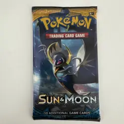 Pokemon Sun And Moon Base Set Booster Pack 10 Cards Pack NEW SEALED Official TCG - Image 1