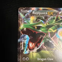 Rayquaza EX XY73 Black Star Promo Pokemon Card - LP/MP - Image 4