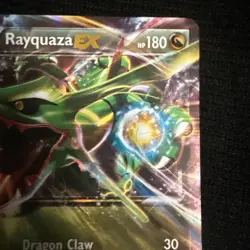 Rayquaza EX XY73 Black Star Promo Pokemon Card - LP/MP - Image 5