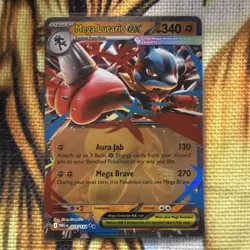 EX Holo 3Card Lot Pokemon TCG Mega Latias EX, Mega Lucario EX, Lapses - Image 3
