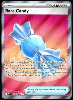 Pokemon TCG Rare Candy 175/132 2025 Mega Evolution Ultra Rare Card - LP - Image 1