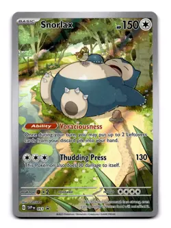 Snorlax - - 051 SVP: SV: Scarlet & Violet Promo Cards Promo Holo NM - Image 1