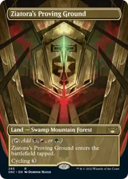 MTG English Ziatora's Proving Ground (Borderless) NM Foil Streets of New Capenna - Image 1