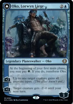 Oko, Lorwyn Liege FOIL Lorwyn Eclipsed Magic MTG NM - Image 1