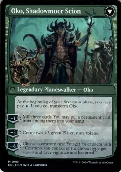 Oko, Lorwyn Liege FOIL Lorwyn Eclipsed Magic MTG NM - Image 2