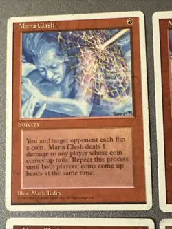 Mana Clash X4 4th/5th Edition Various Condition See Pics Front/back - Image 5