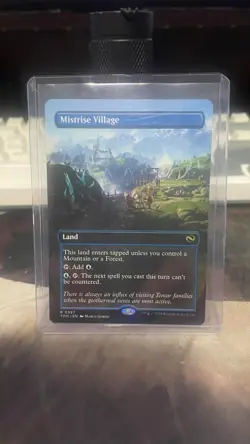 Mistrise Village (Borderless) Tarkir: Dragonstorm Regular - Image 1