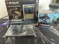 Magic The Gathering Warhammer 40K Forces Of The Imperial With Deck box And Sleev - Image 1