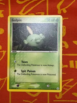 POKEMON TCG GULPIN 62/101 NON HOLO EXCELLENT HIDDEN LEGENDS YUKA MORII - Image 1