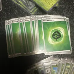 ✨ Pokemon Card Bulk Lot - 208 Cards! ✨ Grass Energy - Image 4
