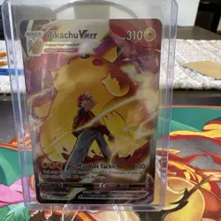 Pokemon Pikachu VMAX SWSH062 Promo Holo Sword & Shield English TCG Card - Image 1