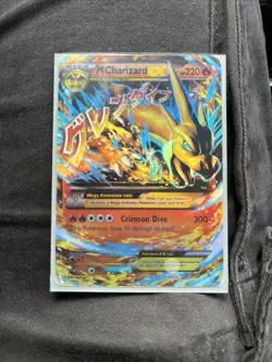 Pokemon TCG M Charizard EX 13/106 Flashfire Ultra Rare Holo Card with Light Play - Image 1