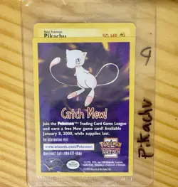 Sealed Pikachu Pokemon Black Star Promo WB Promo. NM/+ Condition. - Image 1