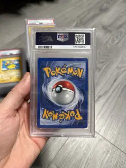 2001 Pokemon Black Star Surfing Pikachu Promo Pokemon League #28 PSA 9 - Image 2